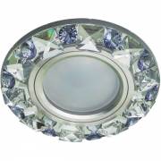 Точечный светильник Peonia Fametto DLS-P123 GU5.3 CHROME/CLEAR+PURPLE