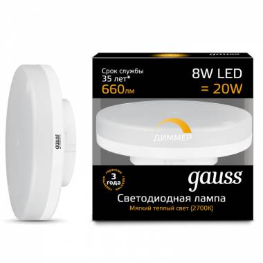 Светодиодная лампа GAUSS 108408108-D