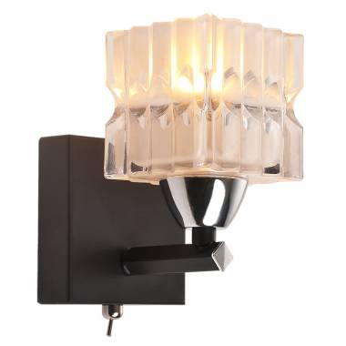 Бра IDLamp 205/1A-Blackchrome