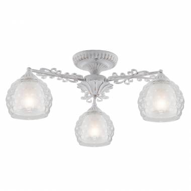 Люстра IDLamp(Bella) 285/3PF-Whitepatina