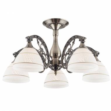 Люстра IDLamp(Drina) 290/5PF-Oldbronze