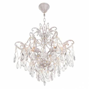 Люстра IDLamp(Сristallo) 298/4-Whitepatina