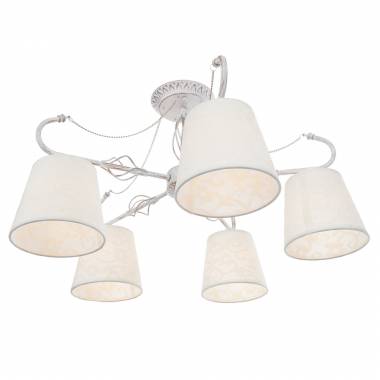 Люстра IDLamp(Vilucchio) 556/5PF-Whitepatina
