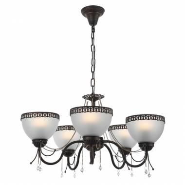 Люстра IDLamp(Сhiacchierino) 557/5-Blackpatina