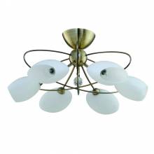 Люстра Perlite IDLamp 818/6PF-Oldbronze