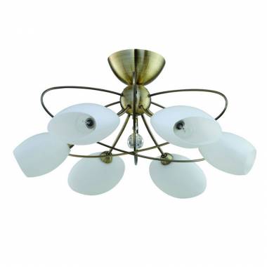 Люстра IDLamp(Perlite) 818/6PF-Oldbronze
