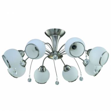 Люстра IDLamp 831/8PF-Whitechrome