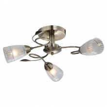 Люстра Corona IDLamp 858/3PF-Oldbronze