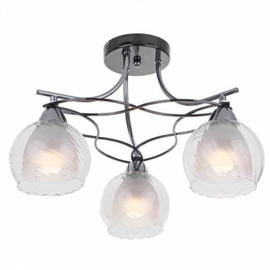 Люстра IDLamp(Isabella) 873/3PF-Darkchrome