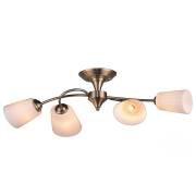 Люстра Dorothea IDLamp 879/4PF-Oldbronze