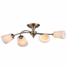 Люстра Dorothea IDLamp 879/4PF-Oldbronze