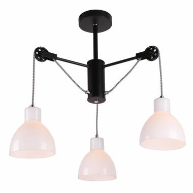Люстра IMEX MD.1230-3-S BK+CH