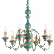 Люстра PISA Ideal Lux PISA SP6 BLU