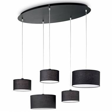 Светильник Ideal Lux EKOS SP5 NERO EKOS