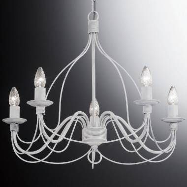 Люстра Ideal Lux CORTE SP5 BIANCO ANTICO CORTE