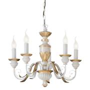 Люстра FIRENZE Ideal Lux FIRENZE SP5 BIANCO ANTICO Люстра FIRENZE Ideal Lux FIRENZE SP5 BIANCO ANTICO