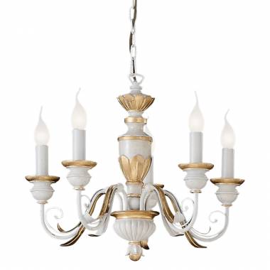 Люстра Ideal Lux FIRENZE SP5 BIANCO ANTICO