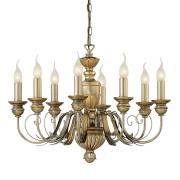 Люстра FIRENZE Ideal Lux FIRENZE SP8 ORO ANTICO Люстра FIRENZE Ideal Lux FIRENZE SP8 ORO ANTICO
