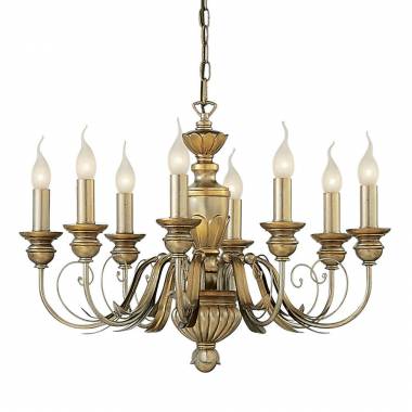 Люстра Ideal Lux FIRENZE SP8 ORO ANTICO