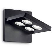 Бра GARAGE Ideal Lux GARAGE AP4 SQUARE NERO