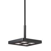 Светильник GARAGE Ideal Lux GARAGE SP4 SQUARE NERO