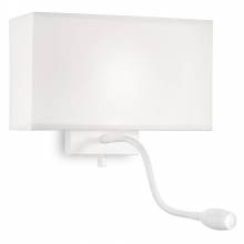 Бра HOTEL Ideal Lux HOTEL AP2 ALL WHITE