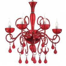 Люстра LILLY Ideal Lux LILLY SP5 ROSSO