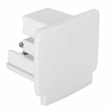 Заглушка для трехфазной шины Ideal Lux(LINK) LINK END CAP WHITE