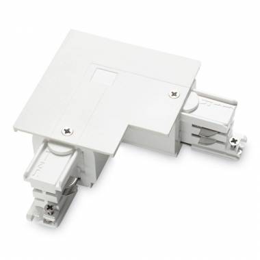 Соединитель для трехфазной шины Ideal Lux(LINK) LINK TRIM L-CONNECTOR LEFT WHITE