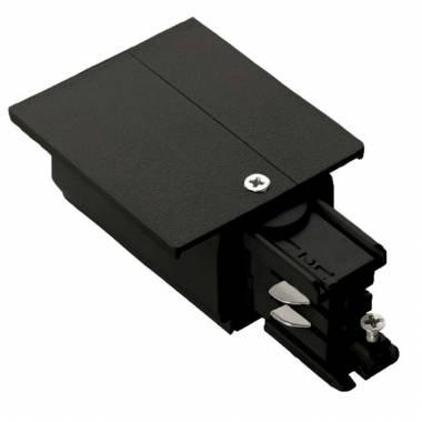 Подвод питания для трехфазной шины Ideal Lux(LINK ) LINK TRIM MAIN CONNECTOR RIGHT BLACK