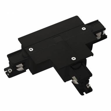 Соединитель для трехфазной шины Ideal Lux(LINK) LINK TRIM T-CONNECTOR LEFT BLACK