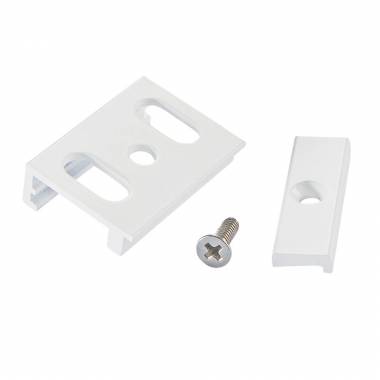 Крепление для монтажа трехфазной шины Ideal Lux(LINK) LINK TRIMLESS KIT SURFACE WHITE