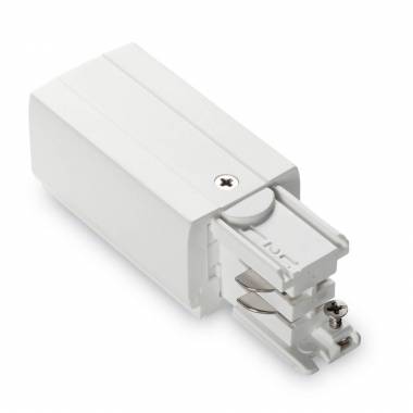 Подвод питания для трехфазной шины Ideal Lux(LINK ) LINK TRIMLESS MAIN CONNECTOR LEFT WHITE