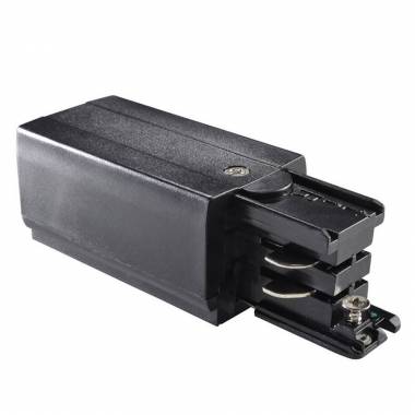 Подвод питания для трехфазной шины Ideal Lux(LINK ) LINK TRIMLESS MAIN CONNECTOR RIGHT BLACK