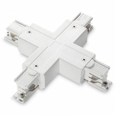 Соединитель для трехфазной шины Ideal Lux(LINK) LINK TRIMLESS X-CONNECTOR WHITE