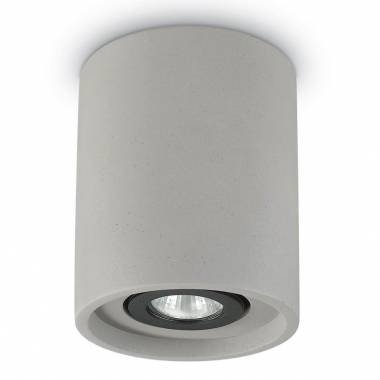 Точечный светильник Ideal Lux(OAK) OAK PL1 ROUND CEMENTO