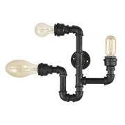 Бра PLUMBER Ideal Lux PLUMBER AP3 NERO