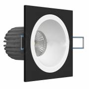 Точечный светильник Round LEDRON LH07H-R SQ Black-White