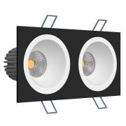 Точечный светильник Round LEDRON LH07H-R SQ2 Black-White