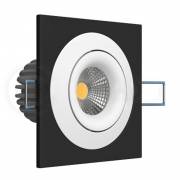 Точечный светильник Round LEDRON LH07SB-R SQ Black-White