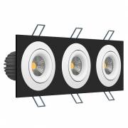 Точечный светильник Round LEDRON LH07SB-R SQ3 Black-White
