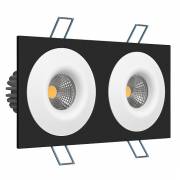 Точечный светильник Round LEDRON LH07S-R SQ2 Black-White