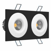 Точечный светильник Round LEDRON LH07S-R SQ2 Black-White 3000K TRIAC