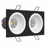 Точечный светильник Round LEDRON LH07H-R SQ2 Black-White 4000K TRIAC