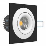 Точечный светильник Round LEDRON LH07SB-R SQ Black-White 4000K TRIAC