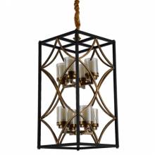 Люстра QUADRATO LUMINA DECO LDP 1223-8 BK+MD