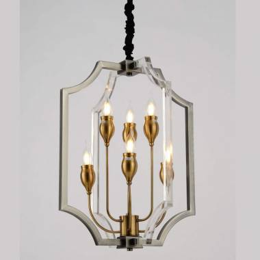 Светильник LUMINA DECO(MODESCO) LDP 8014-3+3 BK+AK