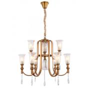 Люстра RIONELLA LUMINA DECO LDP 8041-6+3 S.GD