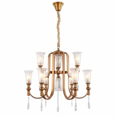 Люстра LUMINA DECO(RIONELLA) LDP 8041-6+3 S.GD