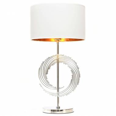 Настольная лампа LUMINA DECO(Fabi) LDT 5531 CHR+WT